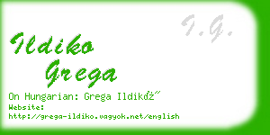 ildiko grega business card